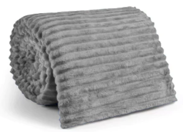 Manta Cobertor Microfibra Canelada