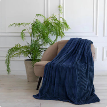 Manta Cobertor Microfibra Canelada