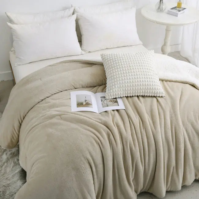 Coberdrom Supreme Dupla Face Pele de Carneiro