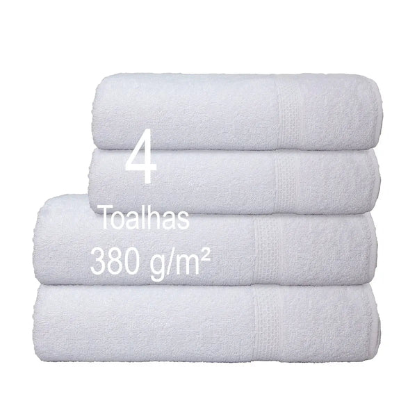 Jogo De Toalhas 100% Algodão Banho E Rosto Triunfo 380G/m²